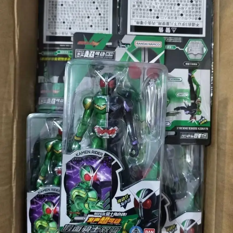 Hot Selling Original Bandai Kamen Rider 17.5cm Voice Actor Linkage Super Mobile Puppet Emperor Riding Double Riding Model