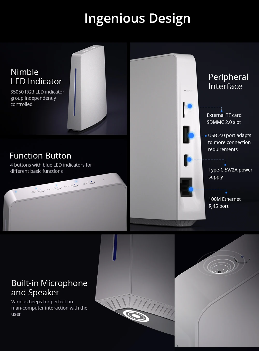 Sonoff iHost-Hub de casa inteligente Zigbee 3,0, puerta de enlace AIBridge, servidor de Host Local y almacenamiento de datos, Wifi, LAN, Control de escena