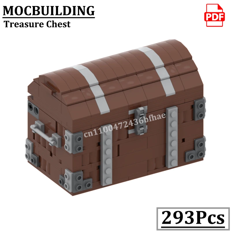

Up-scaled Treasure Chest blocks Model Openable Box with Layer MOCBUILDING Construction Bricks Toys Gift