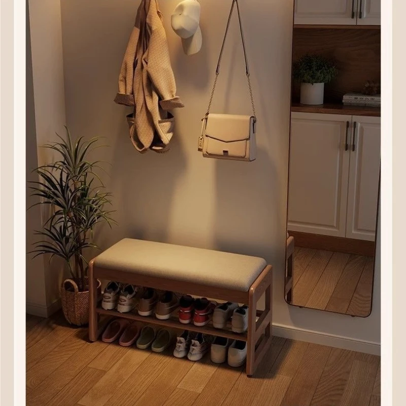Shoe Changing Stool, Foyer, Shoe Wearing Stool, Soft Living Room, Thickened Soft Bag, Integrated Shoe Cabinet,shoe Wearing Stool