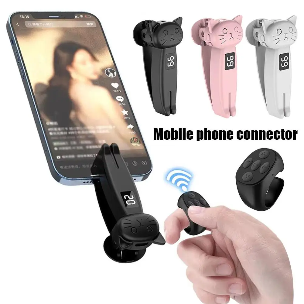 

Remote Control Page Turner For Kindle Paperwhite Bluetooth-compatible 5.3 Phone Screen Auto Clicker For Gaming Live Y1h2