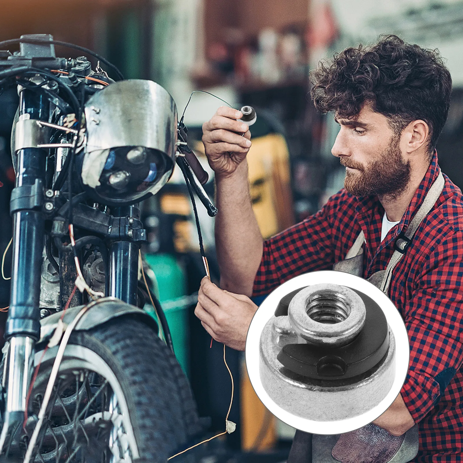 

Cushion Nut Motorcycle Seat Screw Parts Rear Seat Bolt Modified Accessories Thread Bolt For Bikes Stability Comfort