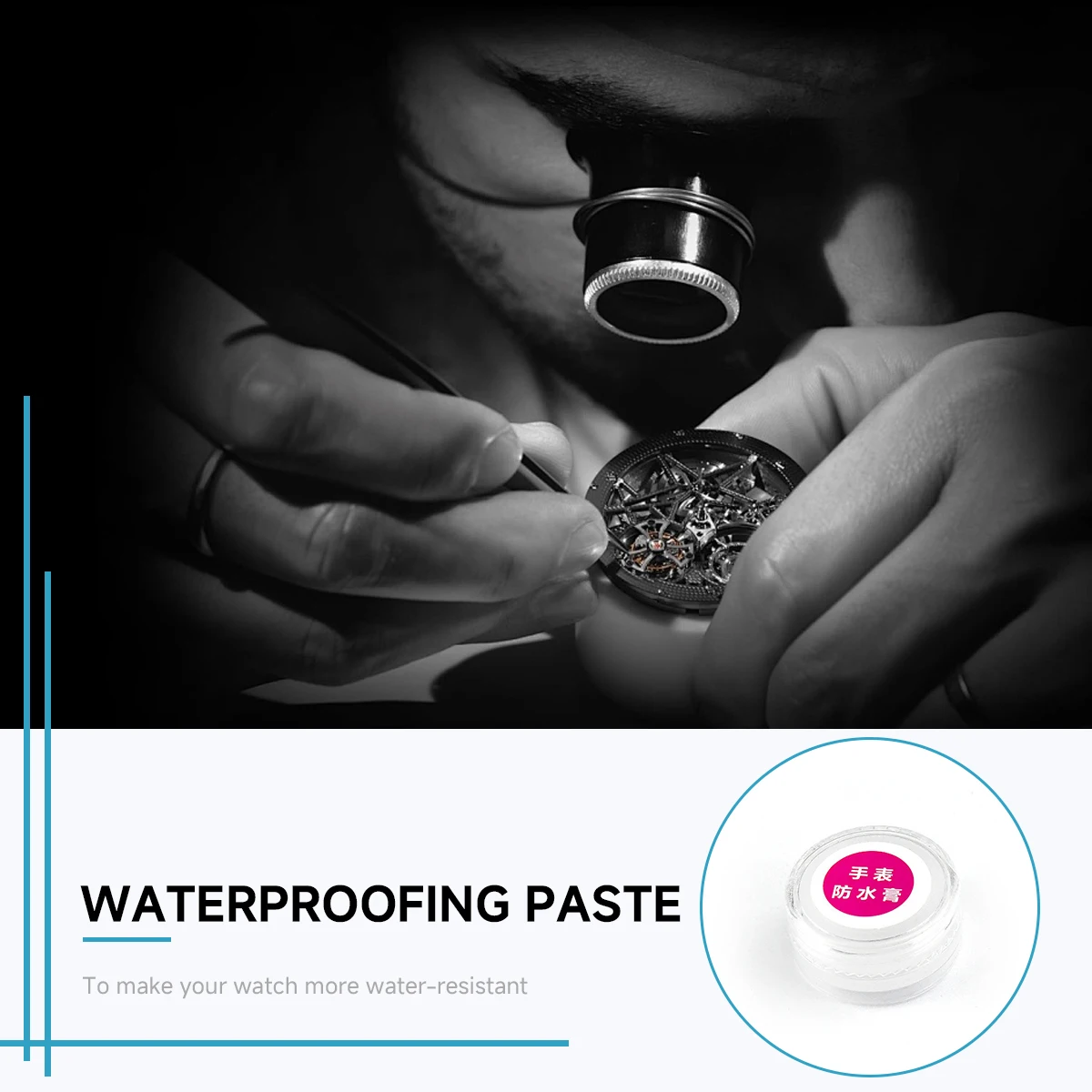 جديد سيليكون الشحوم ساعة مقاوم للماء كريم Upkeep إصلاح مرمم أداة ساعة زجاج ساعة الغطاء الخلفي مقاوم للماء حلقة أداة إصلاح #3