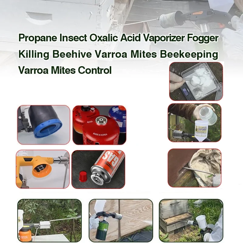 Varomorus Fogger Propane Oxalic Acid Vaporizer Fogging For Varroa Mites Treatment Most Effective Tool Beekeeping Bee Hive Tools