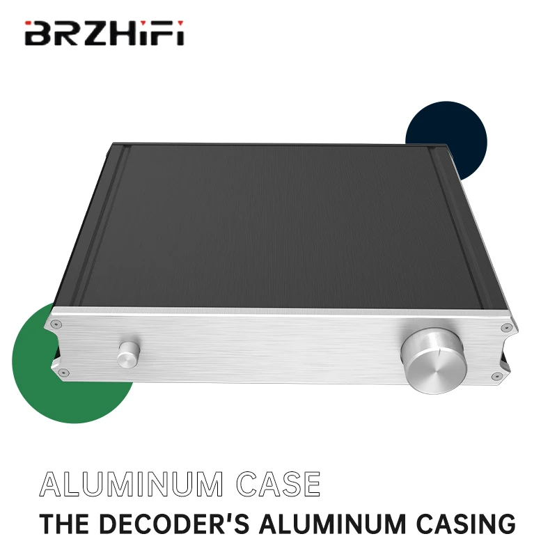 

BRZHIFI Chassis Amplifier Aluminium Small Bone Box Home Preamplifier Case Headphone Amp MINI Audio shell CNC tiny DAC Enclosure