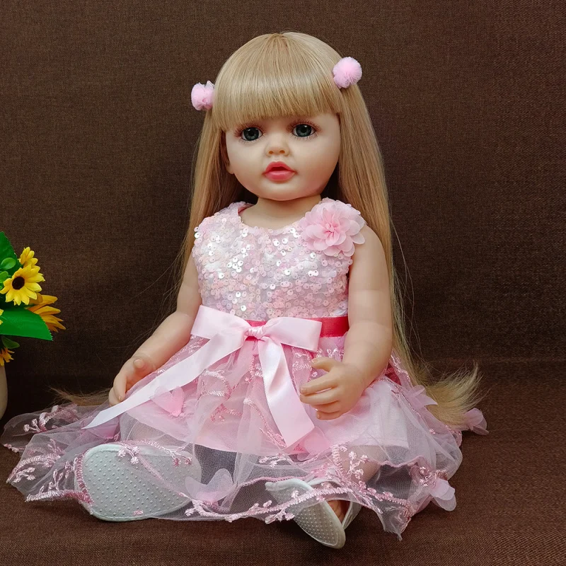 Vinyl55cmSimulación Muñeca Bebé Niña Juguete Muñeca Reborn
