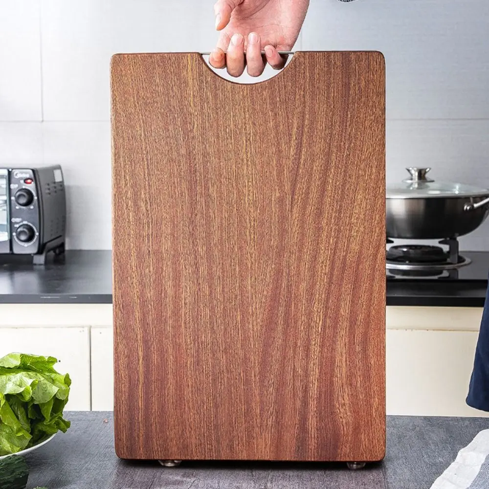 

Rectangular Ebony Cutting Board Antibacterial Thickened Wooden Chopping Blocks Anti-mold Non-slip Chopping Board Restaurant