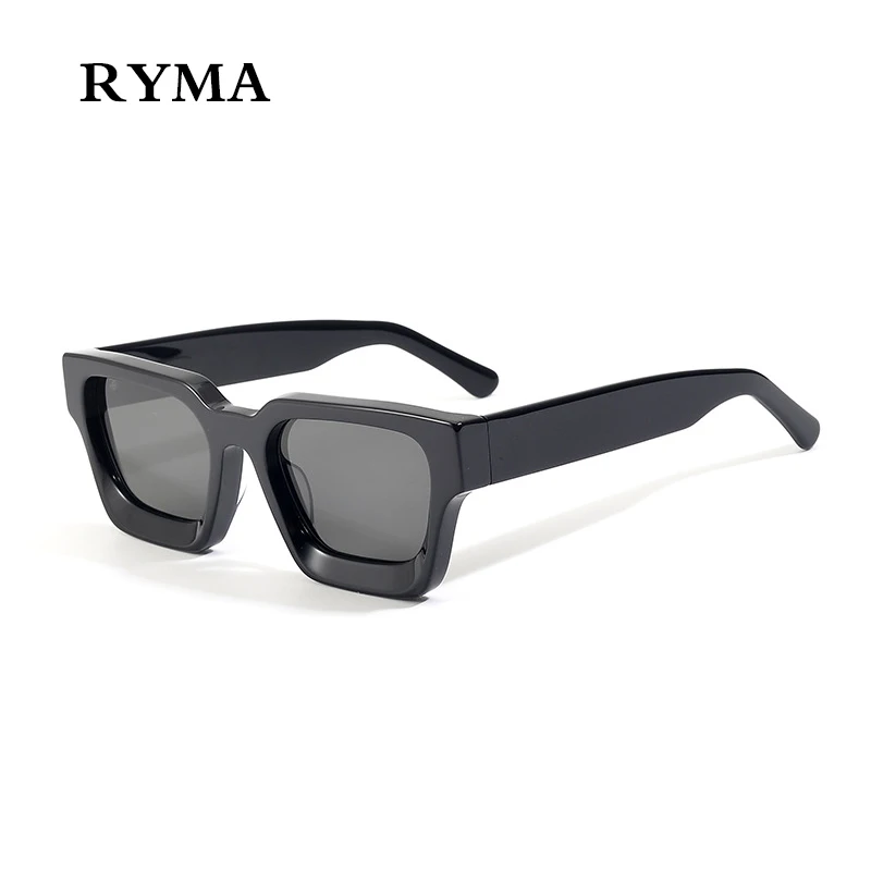 

High Quality Thick Acetate Sunglasses Men Women Designer Vintage Fashion Eyeglasses Outdoor driving Polarized Sunglasses UV400