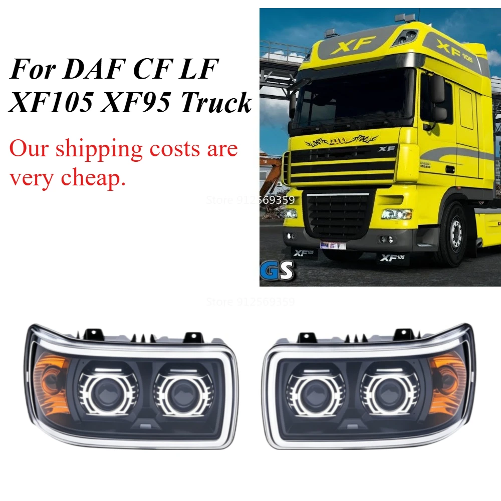 

LED Front Bumper Head Light Head Lamp For DAF CF LF XF105 XF95 Truck Headlight Headlamp Trun Light