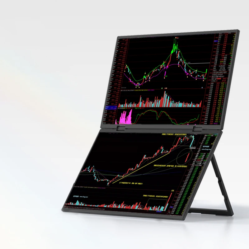 

15.6-inch Portable Monitor with Synchronous and Asynchronous Display, Type-C, HDR HD, Supporting All HD-MI Inputs.