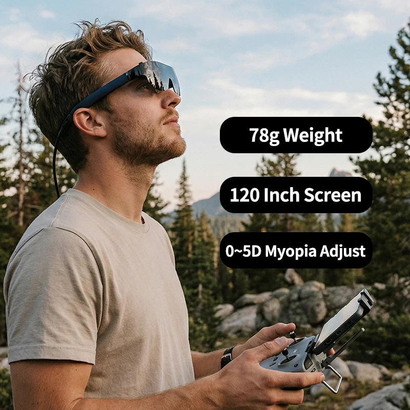 2026 Ar Glasses 4K OEM ODM Dual Lens Display Binocular Smart Glasses Custom Wholesale Manufacturer