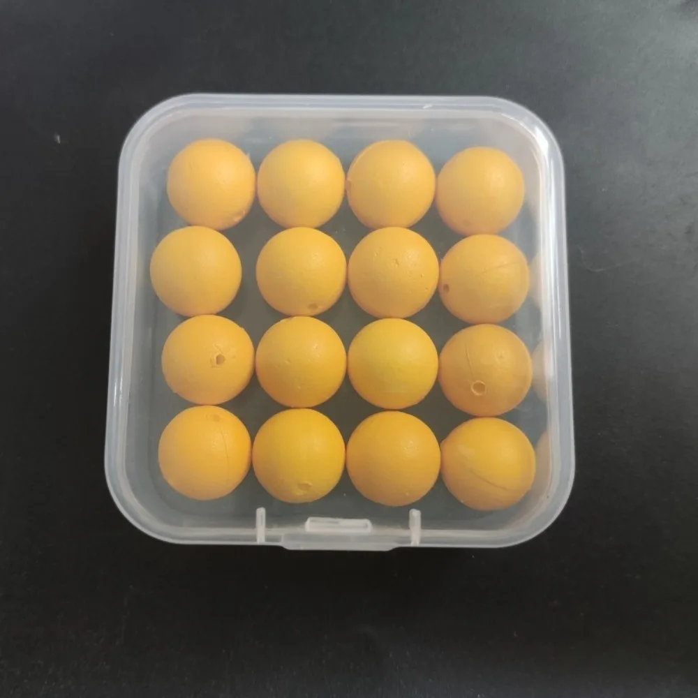 16pcs 12mm Carp Fishing Bait Boilie For Method Feeder Pop Up Hair Rig Artificial Fake Lure Fishing Hook Floating Carp Tackle