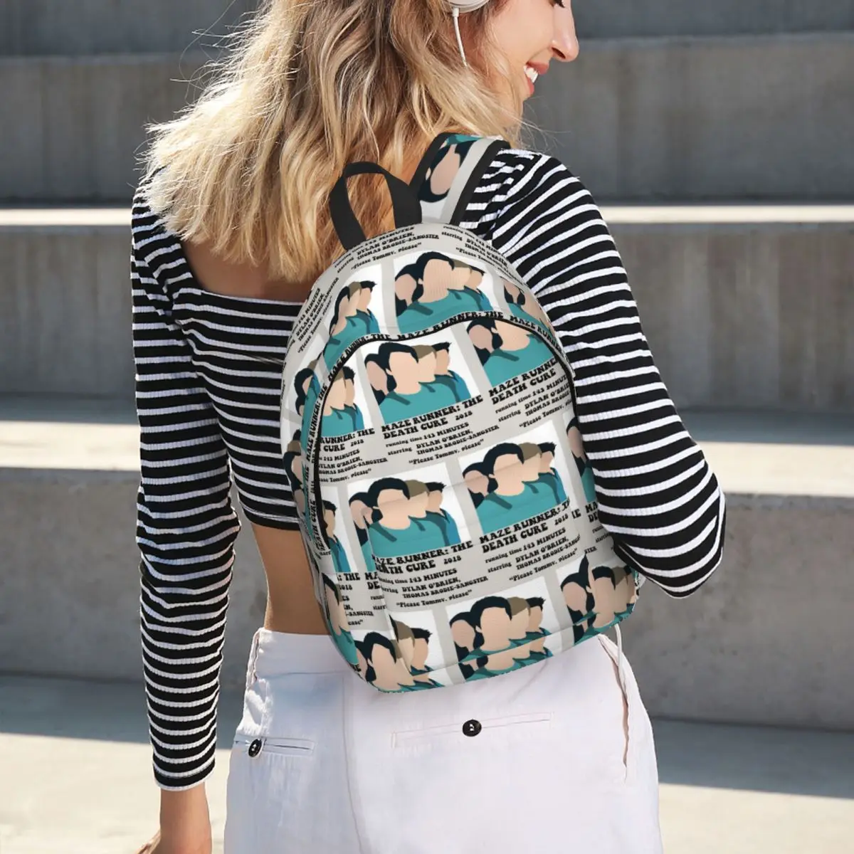 

Maze Runner The Death Cure Student Backpack School Bag Hiking Travel Daypack for Men Women Fashion Bookbag Shoulder Bags