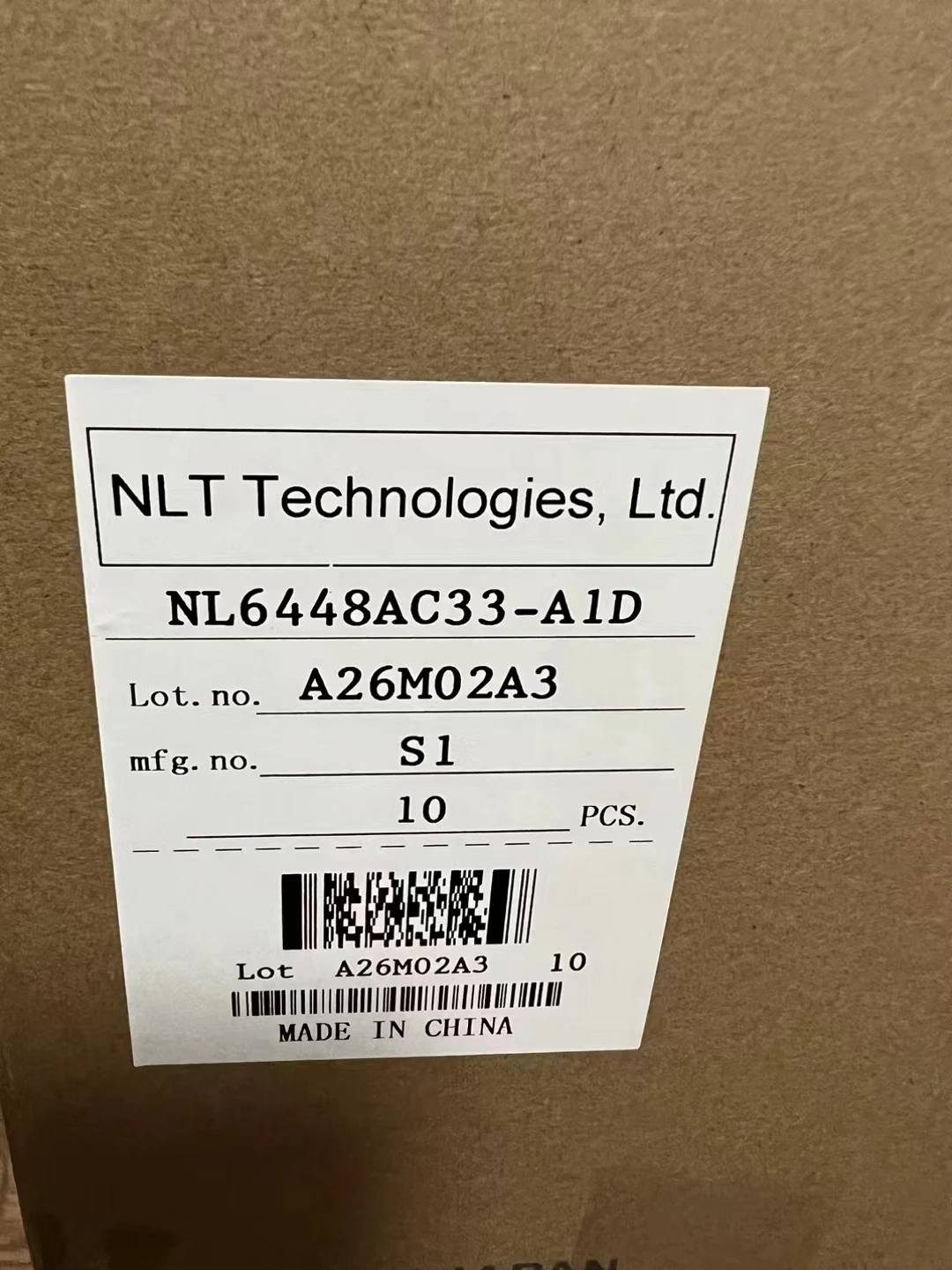 

NL6448AC33-A1D NL6448AC33-A1D NL6448AC33-A1D NL6448AC33-A1D 10.4inch LED/ LCD Display Screen Panel