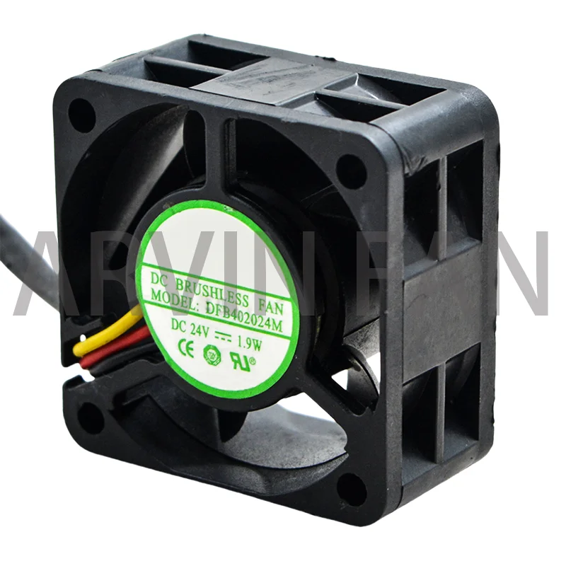 Nuevo DFB402024M 4cm 4020 40mm ventilador DC24V 1,9 W 3 líneas doble bola inversor interruptor servidor ventilador de refrigeración