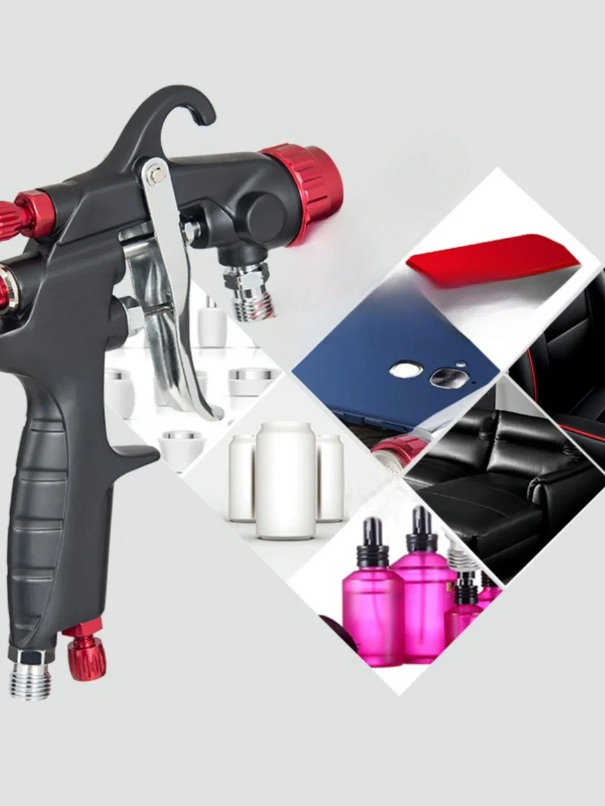 Upper glue gun leather shoes state pneumatic spray gun high pressure spray gun special 1.0/0 caliber