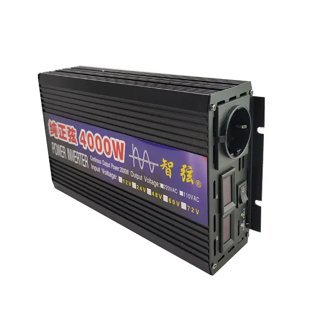 China Supplier 1000w  2000w 3000w 4000w 5000w 12v 24v 48v Dc To Ac 220v 230v off grid tie power  solar inverter for sale