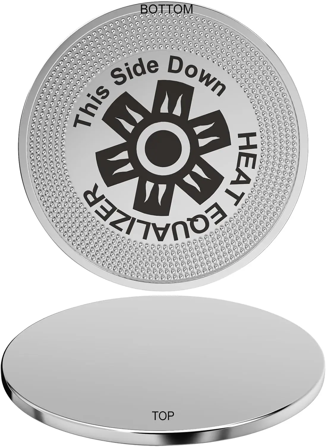 

12-дюймовый коммерческий теплораспределитель для газовых и электрических плит, из высокопрочного алюминиево-медного сплава, толщиной 14 мм