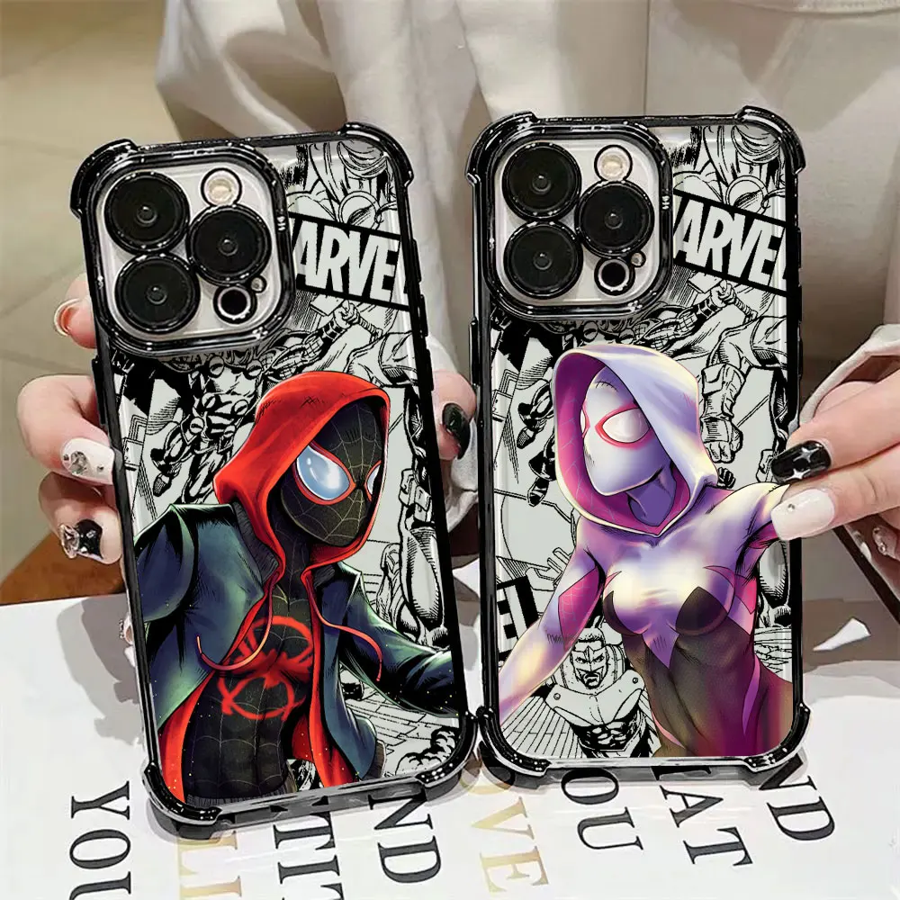 Spiderman Gwen Case For Samsung Galaxy A57 A37 A17 A07 A56 A16 A26 A06 A36 A55 A35 A25 5G A14 A34 A52 A53 A54 Marvel Phone Cover