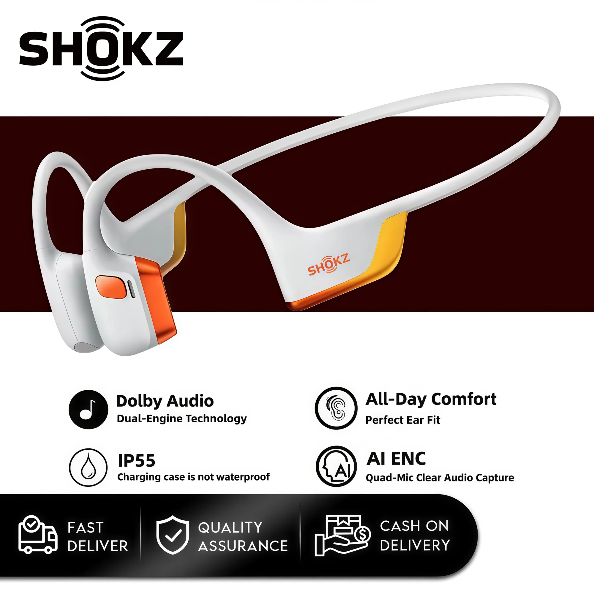 Original SHOKZ OpenRun Pro 2 S820 S821mini Bluetooth Headpho