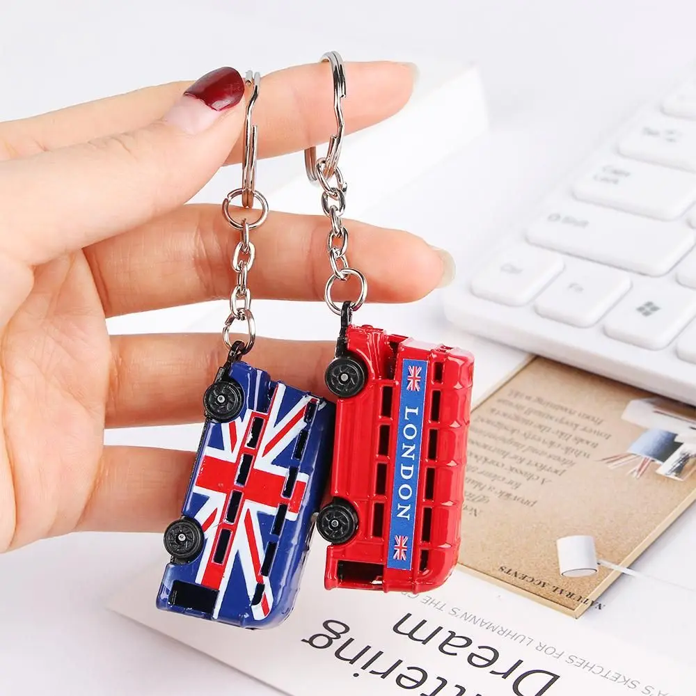 London Red&Blue Bus Key organizer Mail Box Key Holder Key Pendant Keychain Souvenir Gifts For Men Key chain Key Ring keyring