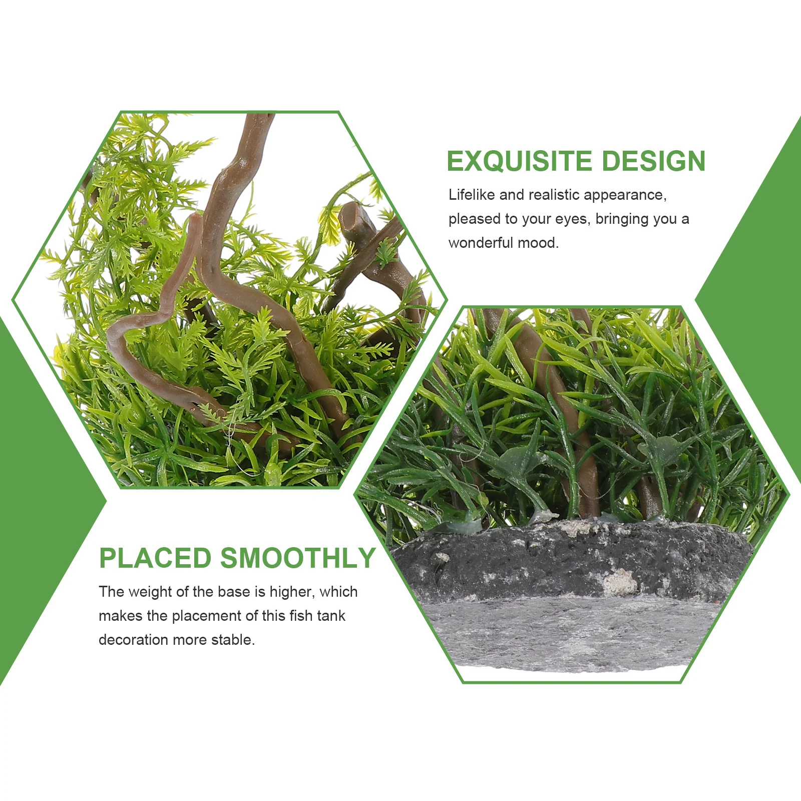 

1Pcs Realistic Artificial Plant Aquarium Decor Fish Tank Landscape Ornament Fish Tank Ornament Simulation Plant