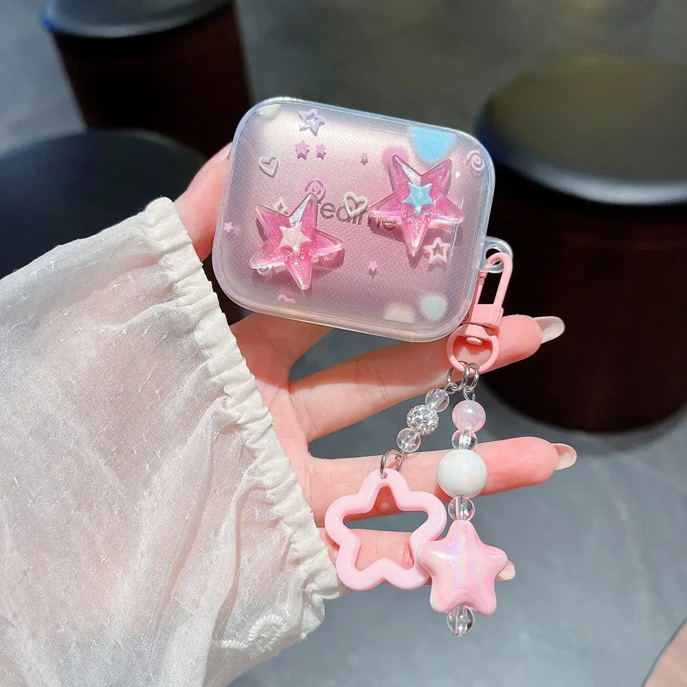 Cartoon Star Soft Protector Case Housing For Realme Buds Air 7 Pro Wireless Earphone Shockproof Cover Scratch Resistant Sleeve