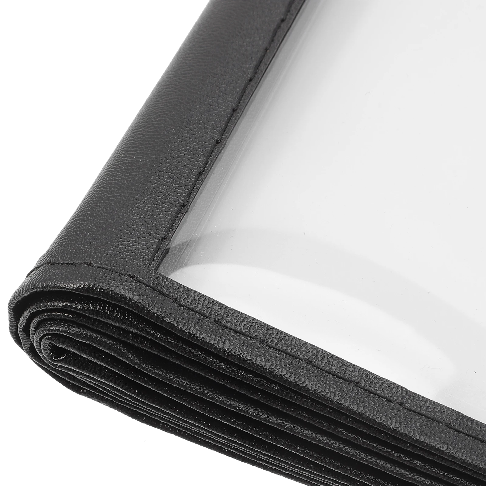 

Premium PVC Menu Cover Holder Transparent A4 Menu Protector Restaurant Price List Insert