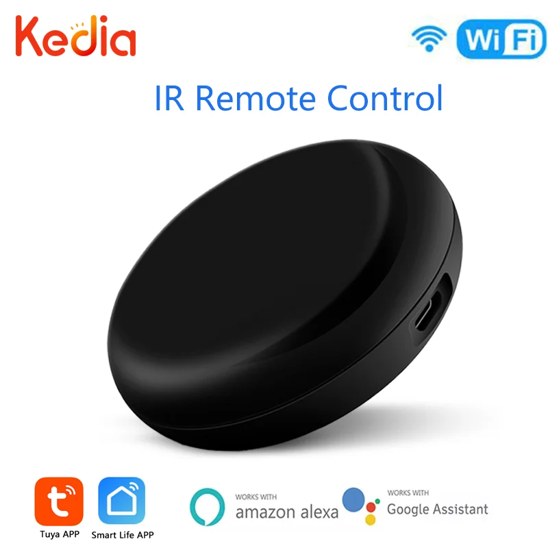 Tuya WiFi Controle Remoto IR Smart Home Diy Inteligente Infravermelho Universal Vida Inteligente Para Ar Condicionado Trabalhar com Alexa Google Home