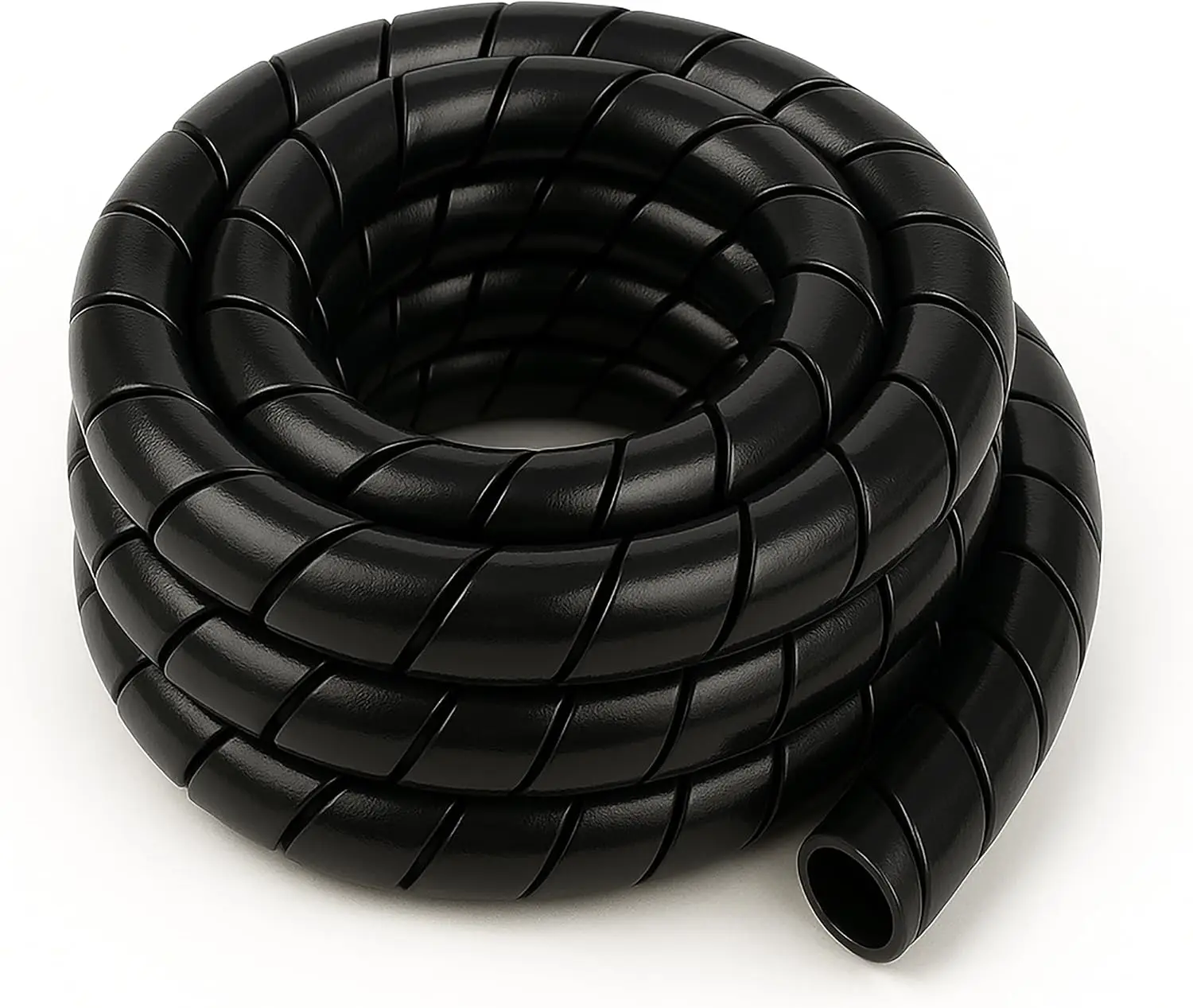 Electriduct Heavy Duty Spiral Wrap HDPE Flexible Plastic Cable Sleeve Hose Protector