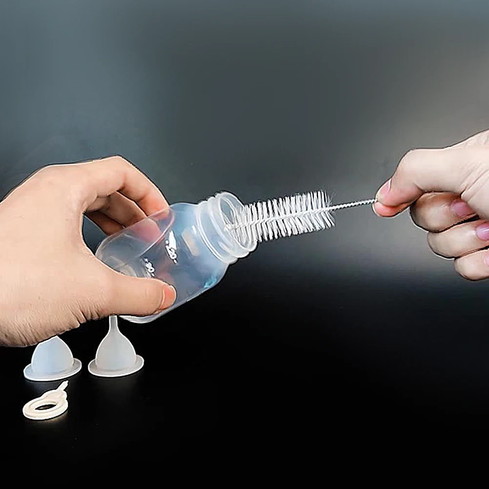 

2 Pcs Cat Feeding Bottle Kitten Formula Plastic Bottles Milk Easy Clean Reusable Supple Safe Suitable Dogs Rabbit Cats Portable