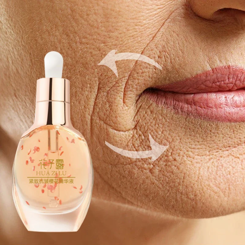 40ml cherry blossom petal anti wrinkle concentrated essence - reduce wrinkles, brighten skin, and deeply moisturize
