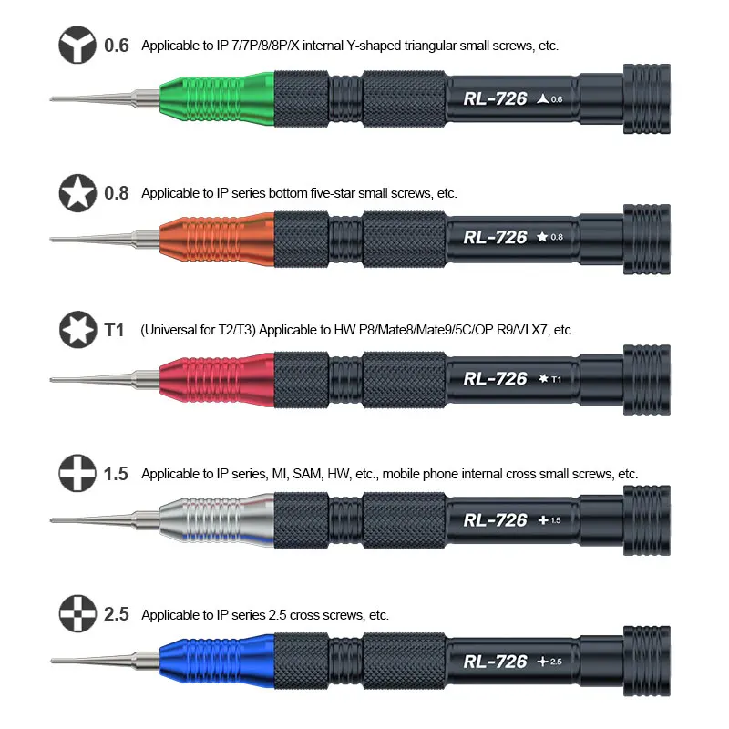 Imagem -05 - Chave de Fenda 3d Torque Anti-slip Evitar Over-force Slippage Telefone Celular e Tablet Ferramentas de Reparo do Computador Relife-rl726a