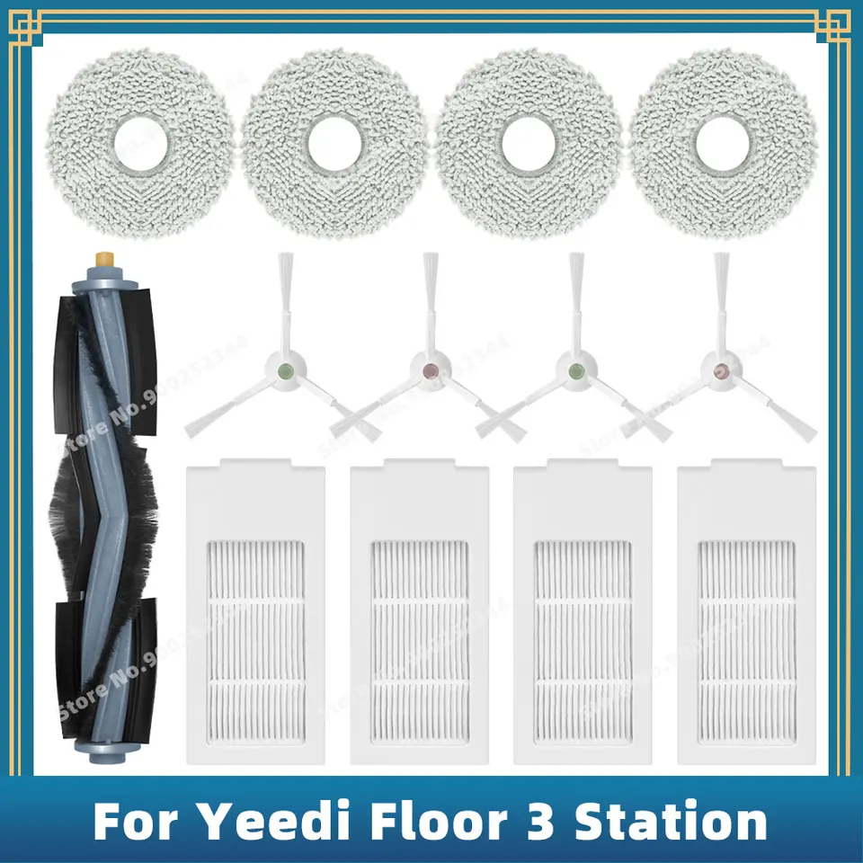 Yeedi 床 3 ステーションロボット掃除機スペアパーツアクセサリー