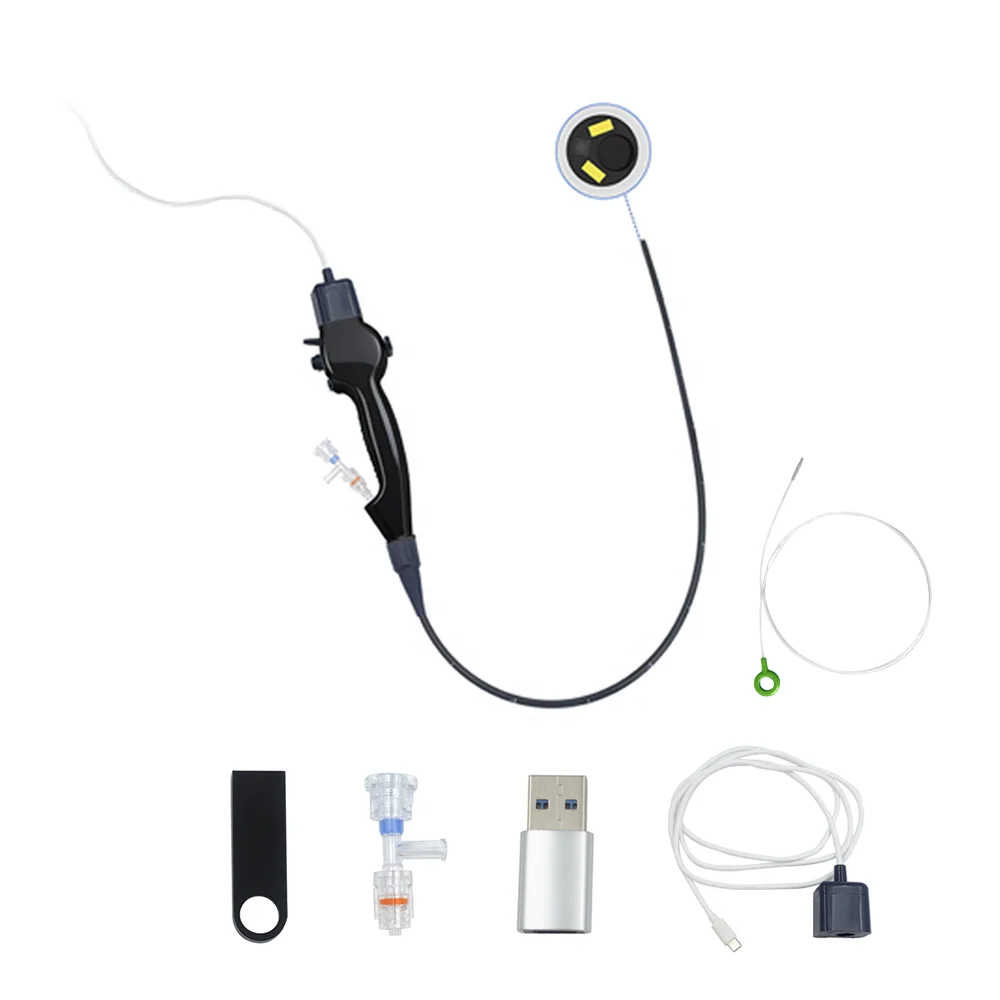 USB Single-Use Flexible Bronchoscope, Disposable Handheld Video Endoscope for ENT & ICU