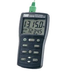 TES-1315 Single Channel K.J.E.T.R.S.N. Temperature Recording Table Memory Thermometer