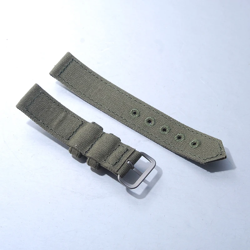 New Nylon Military Divers 18mm 20mm two piece Canvas Watch straps watchbands