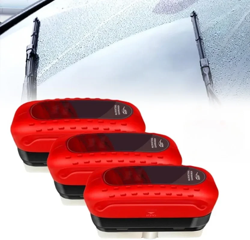 Automotive Oil Film Cleaning Brush  Glass Coating for Windshield with Extra Cleaner, Windshield Improves Clarity and Visibility