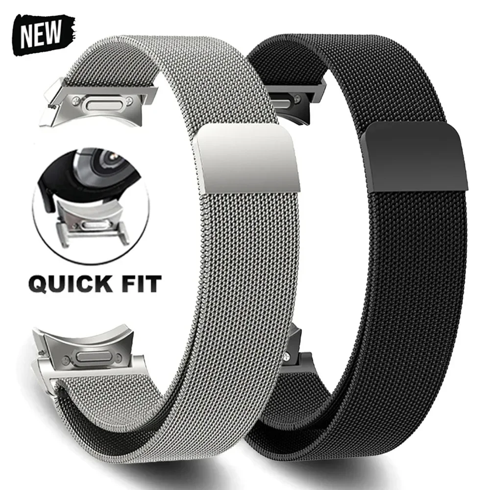 Milanese Loop Armband für Samsung Galaxy Watch 7 6 5 4 40mm 44mm 5 Pro Metallarmband Galaxy Watch 4 6 Classic 47 43 42 46mm Armband