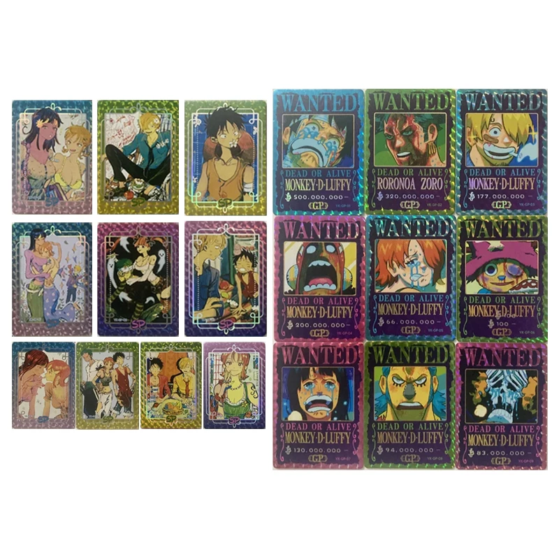 

Японское аниме ONE PIECE Boa Hancock Nico Robin Sanji Monkey D. Luffy Коллекционные карты Рождественские подарки на день рождения Детские игрушки