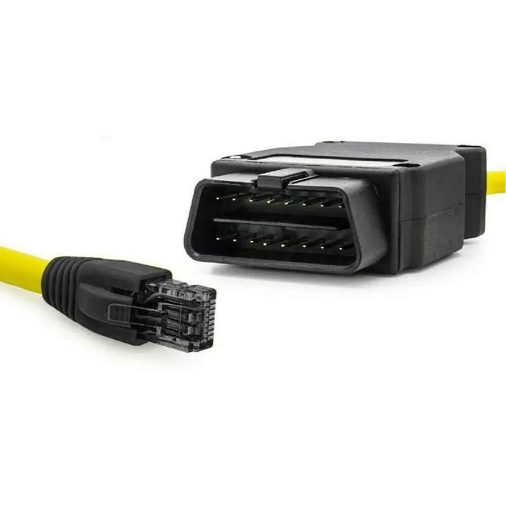 BMW Ethernet To OBD Enet Cable E-SYS IcoM Coding F/G-Series ENET Compatible OBD2 Diagnostic Interface Cable E Connector