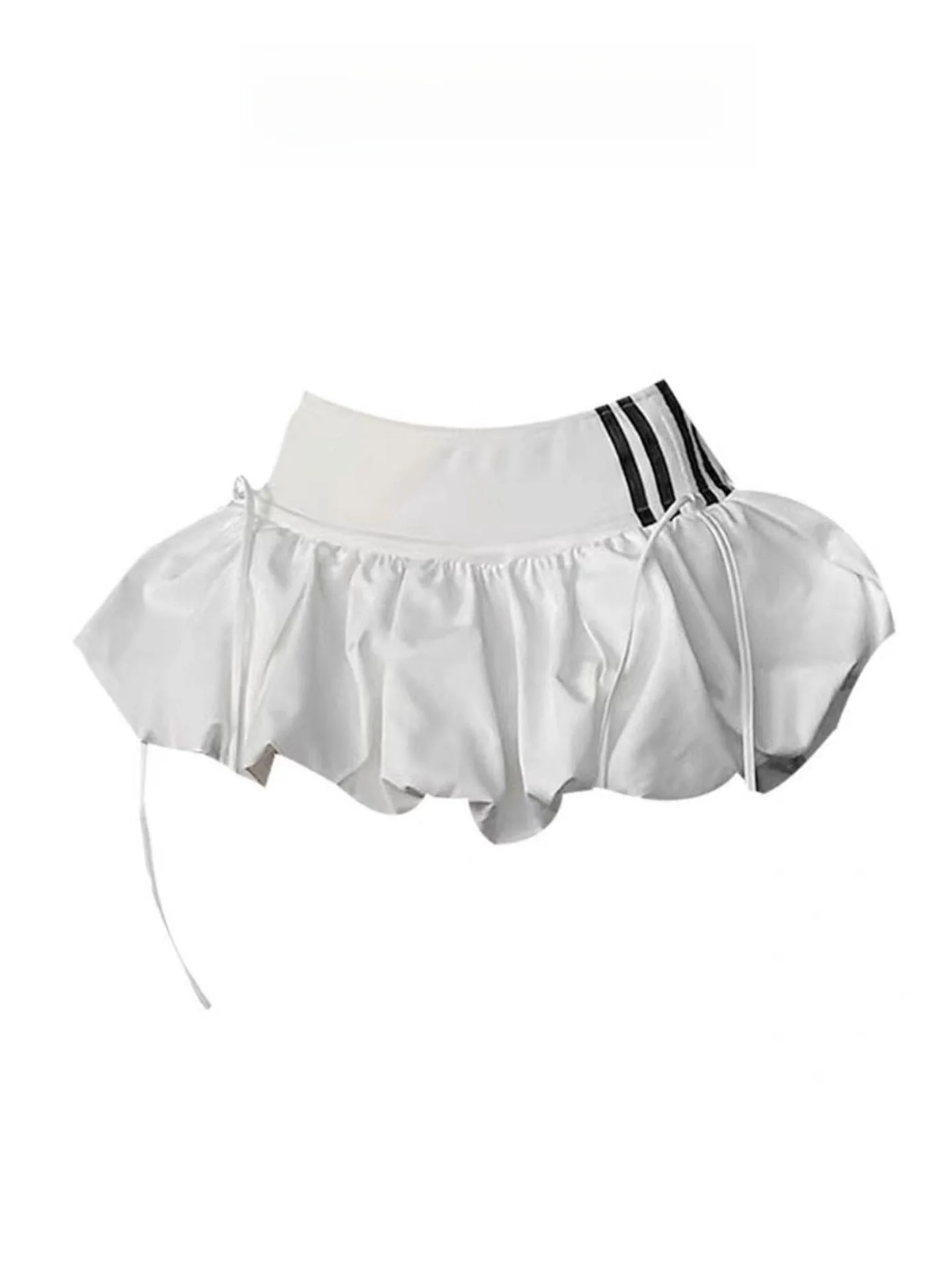 

Low Waist A-Line Flower Bud Skirt Women's Summer New Loose Slimming f Body Skirt ort A-Line Skirts Korean Sle Commute