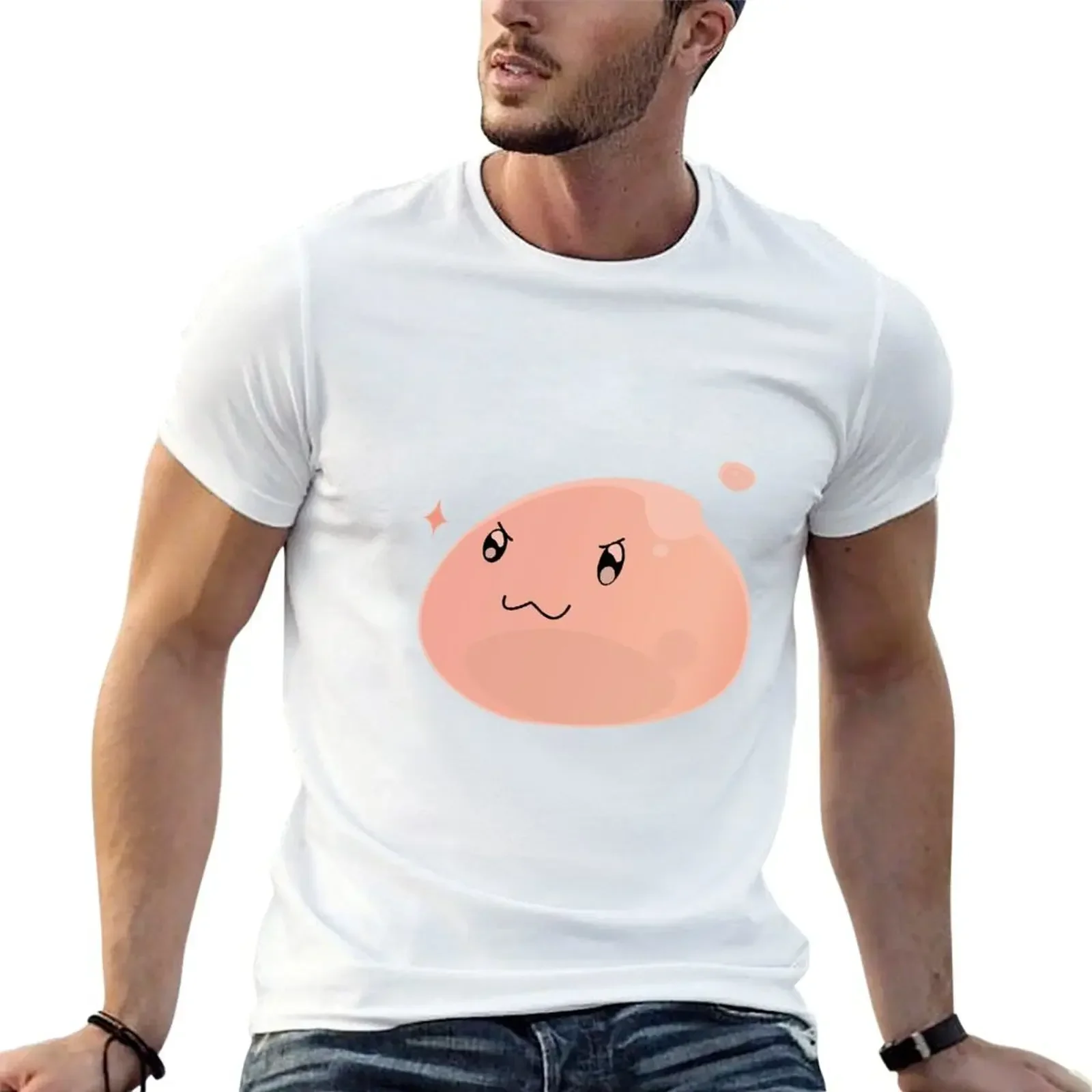 Ragnarok Online Poring T-Shirt blue archive Blouse men t shirts