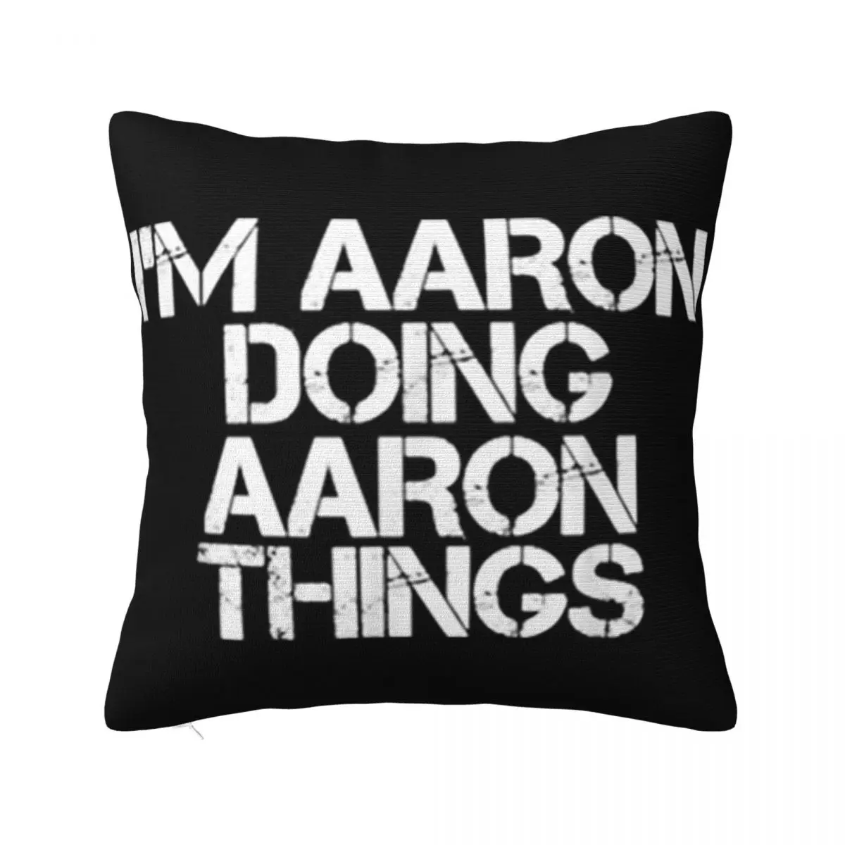 Premium Im Aaron Doing Aaron Things Funny Christmas Gift Idea Cool Cartoon Character Pillow Case