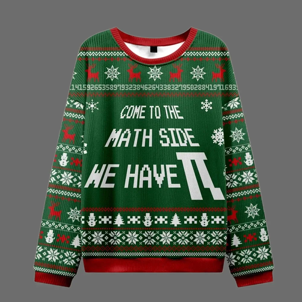 Popolare serie di sistemi informatici brutto maglione moda casual famiglia festa di Natale felpa con cappuccio oversize per adulti autunno/inverno