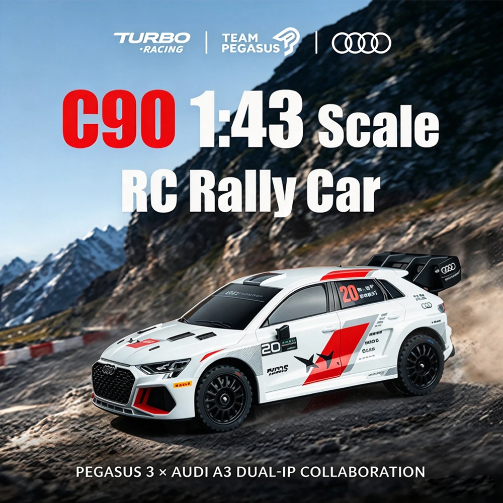 New Turbo Racing C90 1/43 RWD RC Drift Car Team Pegasus 3 Officially Authorized Limited Edition Remote Control RC enthusiasts
