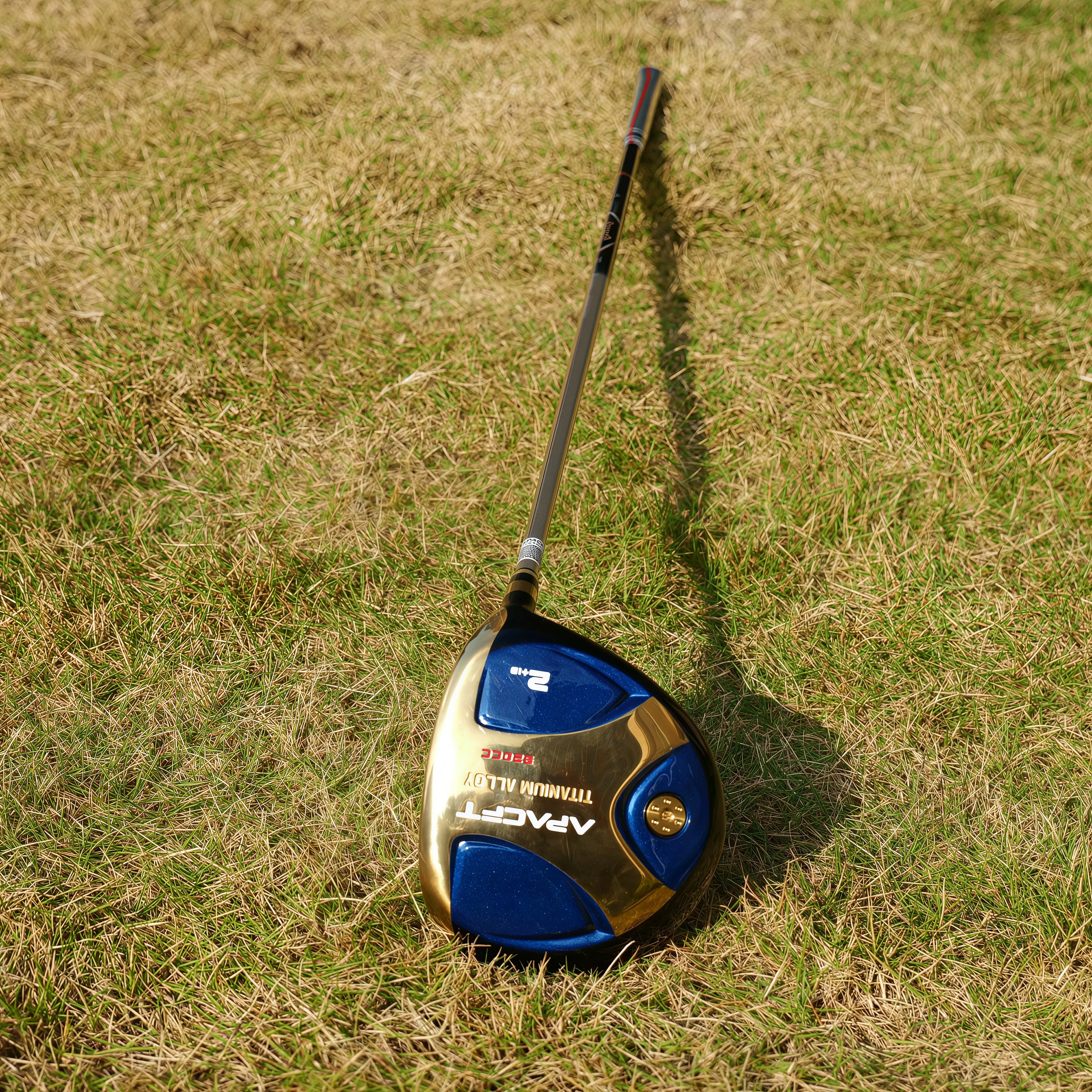 APACFT Golf 2 Fairway Wood, Titanium Alloy Head Ultra-High Rebound High Forgiveness Low CG Built-in Weighting MOI Golf Club