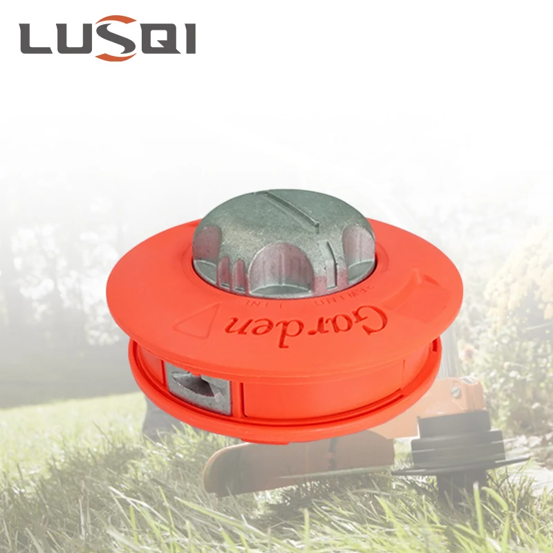 Lusqi-mower Trimmer Cabeça Ferramenta Jardinagem Acessórios Aparar Jardim Lawn Brush Brushcutter Head Grama Côncava e Convexa