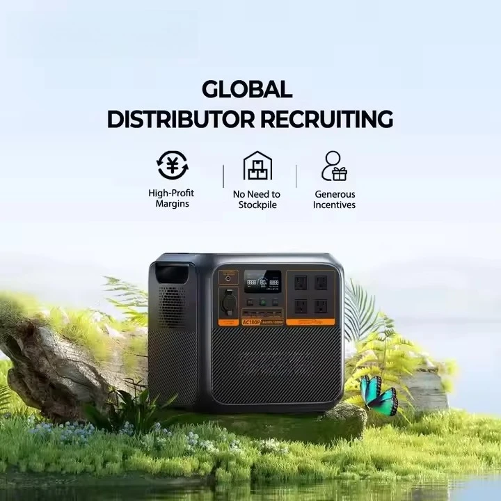 مولد الطاقة الشمسية المحمولة AC180P 2000W محطة الطاقة المحمولة مولد احتياطية للتخييم والطاقة المتجددة #2