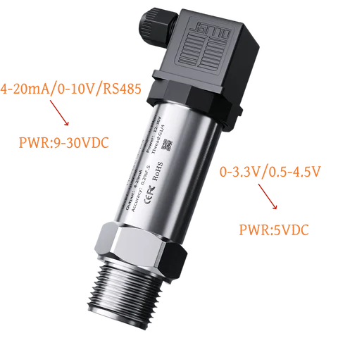 압력 트랜스미터 4-20mA 센서 0-10V 12-36V 전원 공급 장치 물 가스 오일 액체 150psi 게이지 NPT1/4 0.1bar 10bar 16bar 200bar